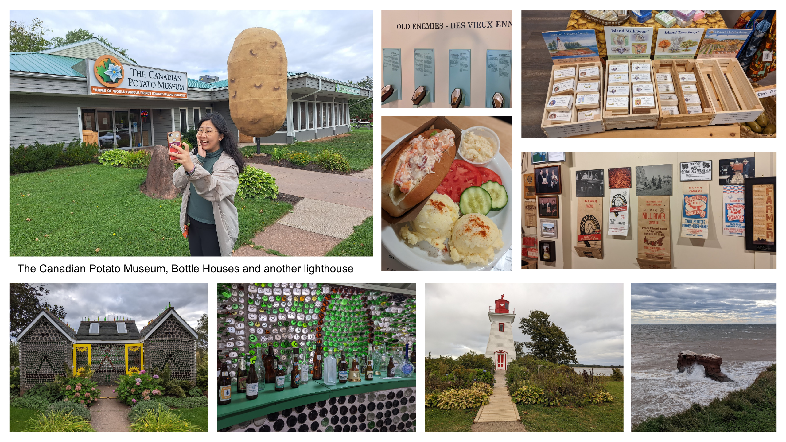 The Canadian Potato Museum, Bottle Houses and another lighthouse